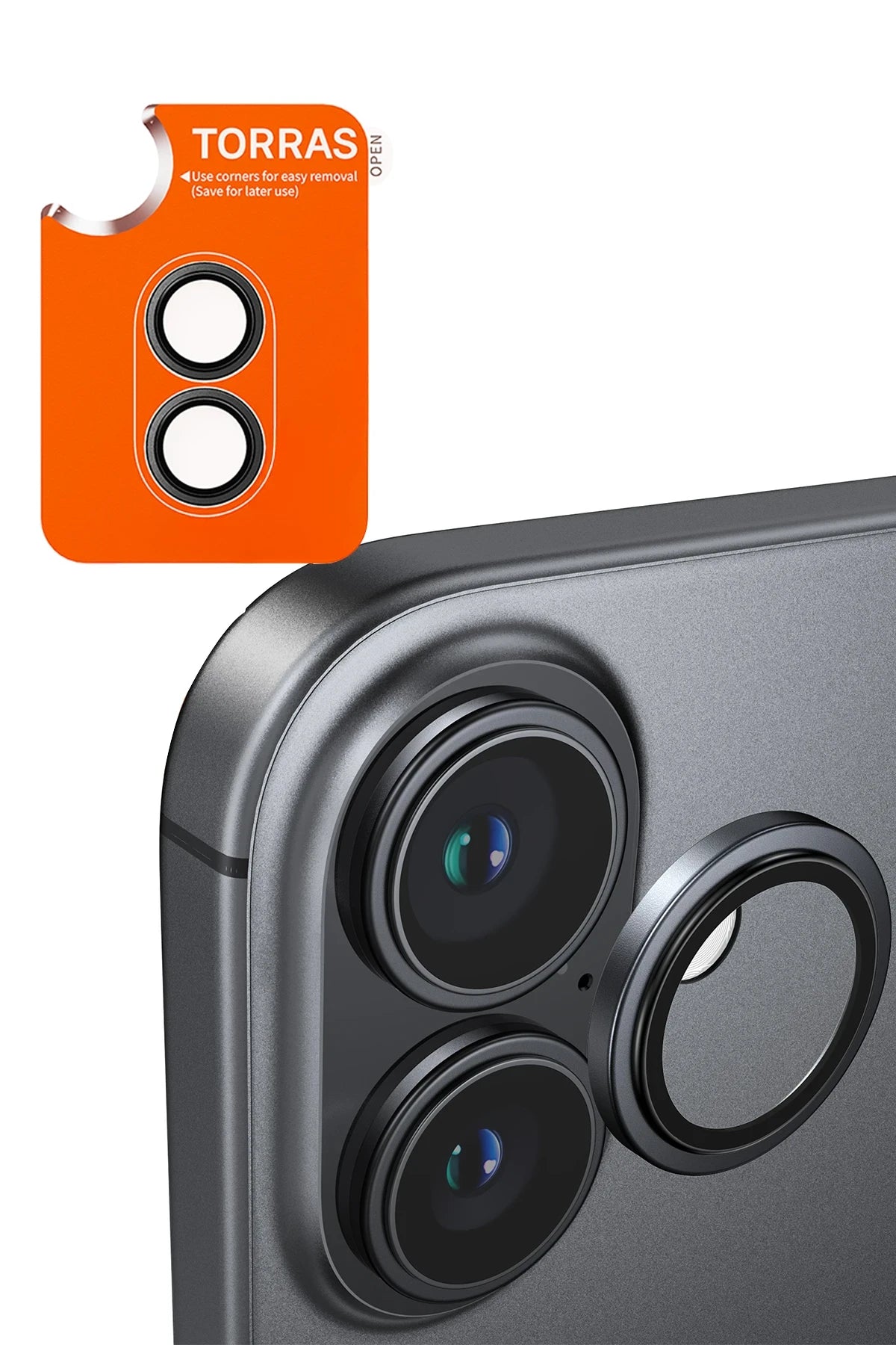 Torras Apple iPhone 17 Lensguard AR Anti Glare Kamera Lens Koruyucu Torras Apple iPhone 17 Lensguard AR Anti Glare Kamera Lens Koruyucu